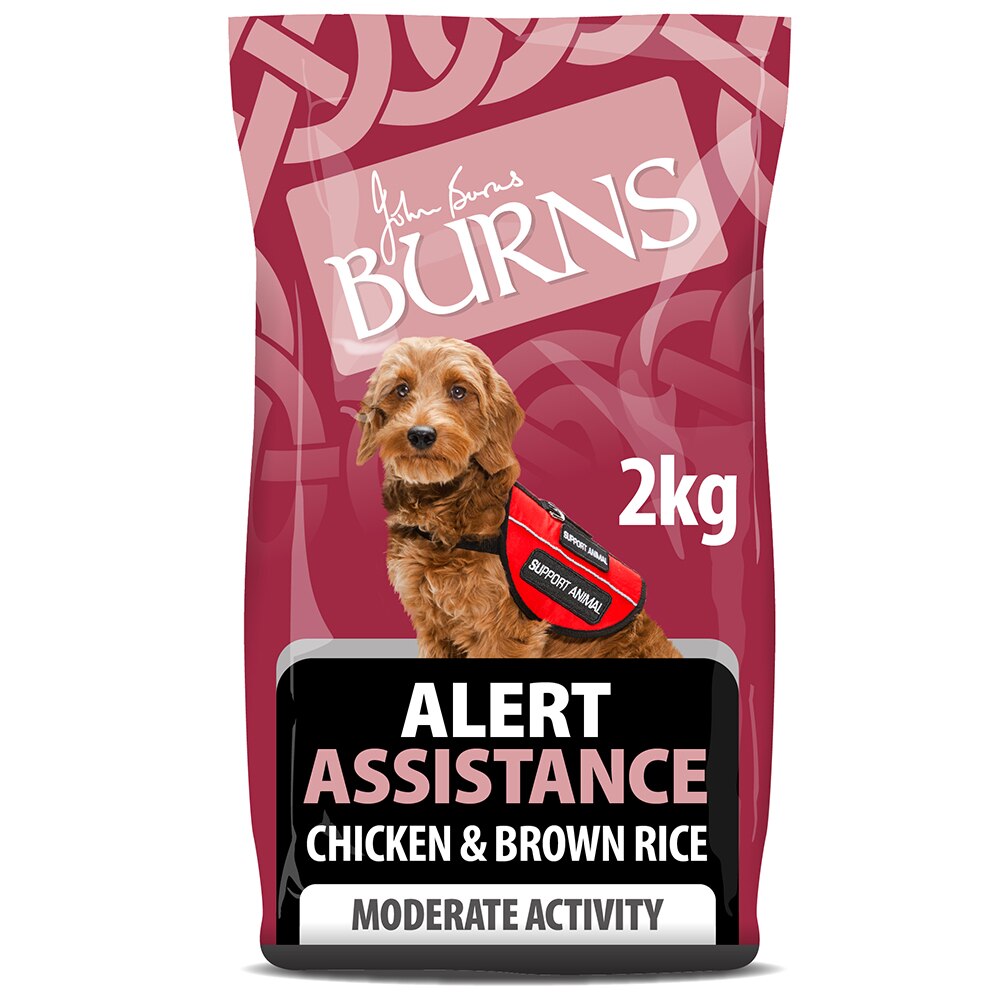 Burns Alert Chicken & Brown Rice Dry Dog Food - 2kg